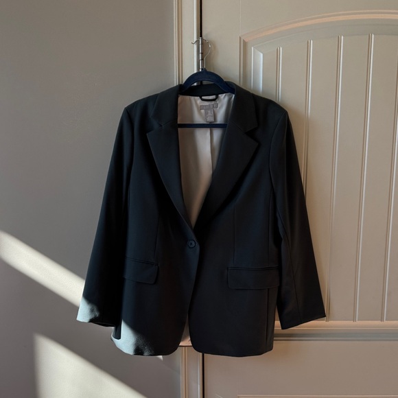 H&M Jackets & Blazers - H&M Classic Sage Green Blazer